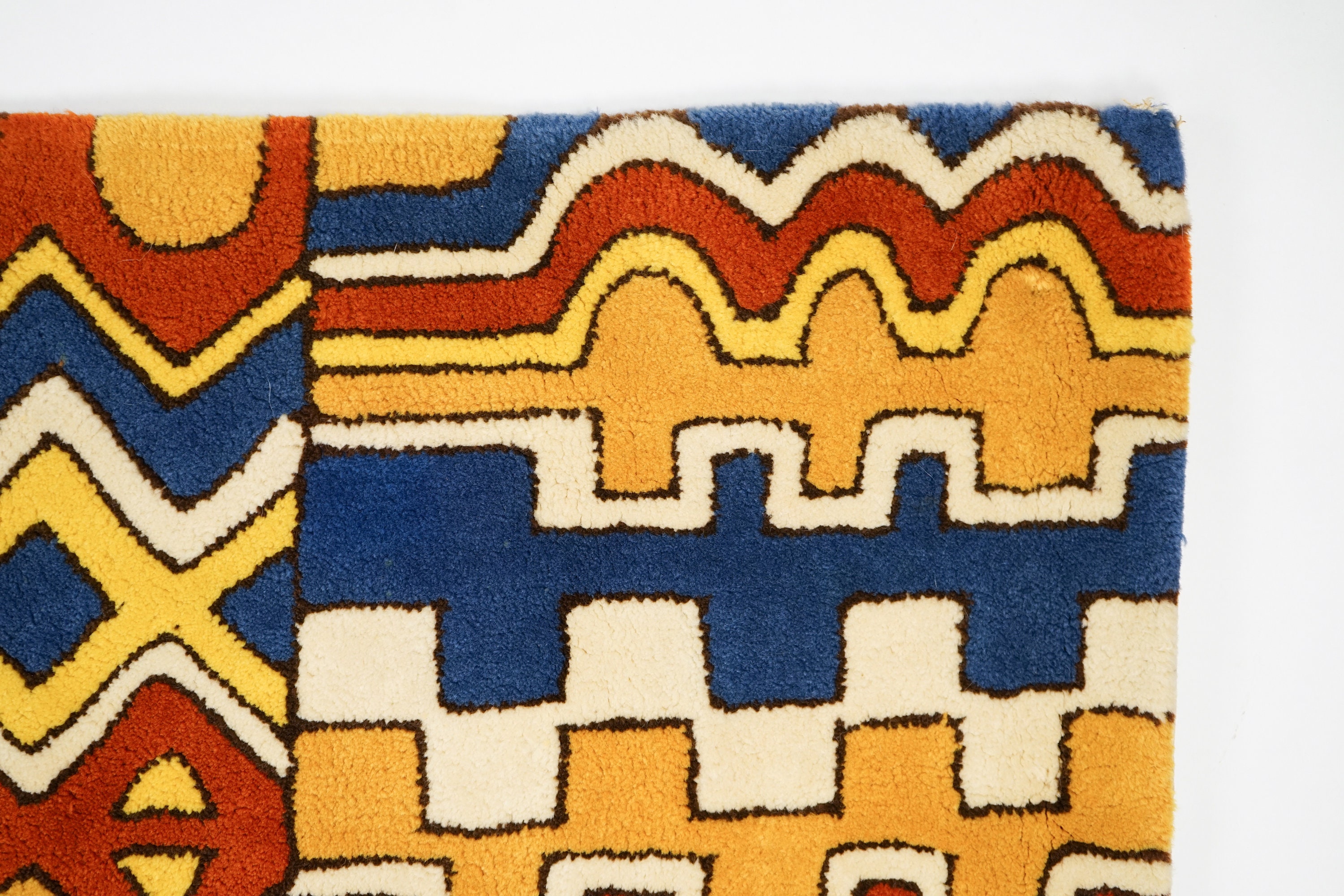 Edward Fields ca. 1971 Geometric Rug — Fair Market Vintage Mid Century