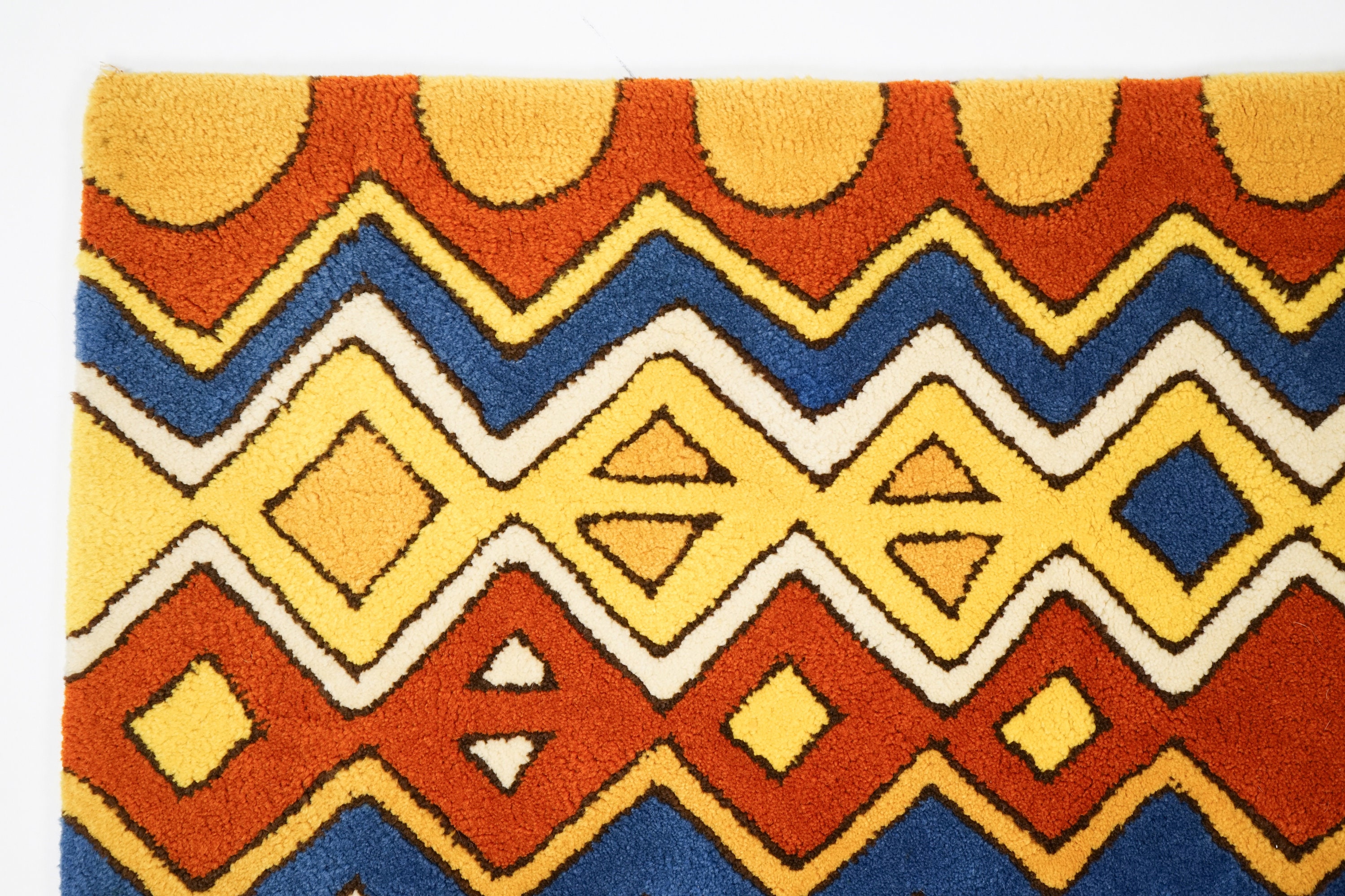 Edward Fields ca. 1971 Geometric Rug — Fair Market Vintage Mid Century