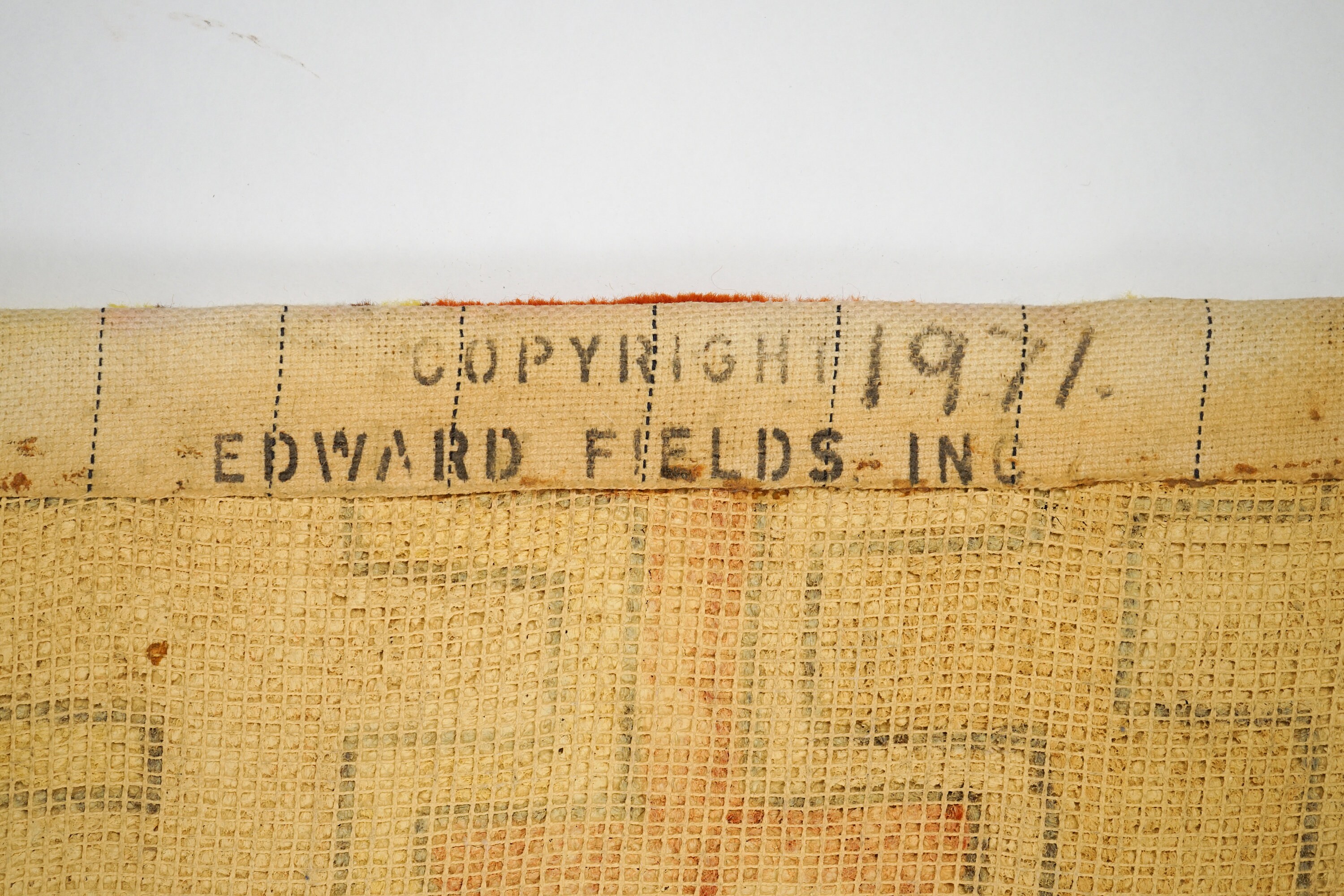 Edward Fields ca. 1971 Geometric Rug — Fair Market Vintage Mid Century