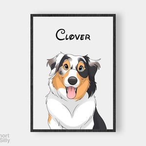 Cartoon Pet Portrait | Custom Cartoon Pet Portrait | Cat & Dog Portrait From Photo | Pet Cartoon Style | Custom Cat Gift image 7