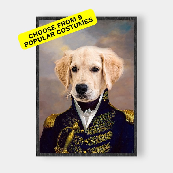 Aangepaste hond portret, huisdier portret Koninklijk, historisch huisdier portret, grappige huisdier minnaar cadeau, koninklijke huisdier portretten, Renaissance hond portret