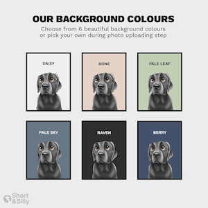 Cartoon Pet Portrait | Custom Cartoon Pet Portrait | Cat & Dog Portrait From Photo | Pet Cartoon Style | Custom Cat Gift image 9