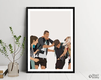 Custom faceless portrait, faceless portrait print, digital portrait from photo, custom digital portrait DIGITAL FILE ONLY