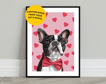 Custom Pet Portrait from photo, Custom Dog Portrait, FAST PROCESSING