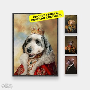 Renaissance Pet Portrait, Royal Pet Portrait, Historical Pet Portrait, Regal Pet Portrait, Custom Pet Portrait FAST PROCESSING