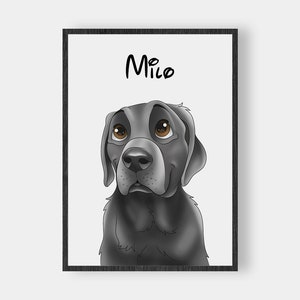 Cartoon Pet Portrait | Custom Cartoon Pet Portrait | Cat & Dog Portrait From Photo | Pet Cartoon Style | Custom Cat Gift