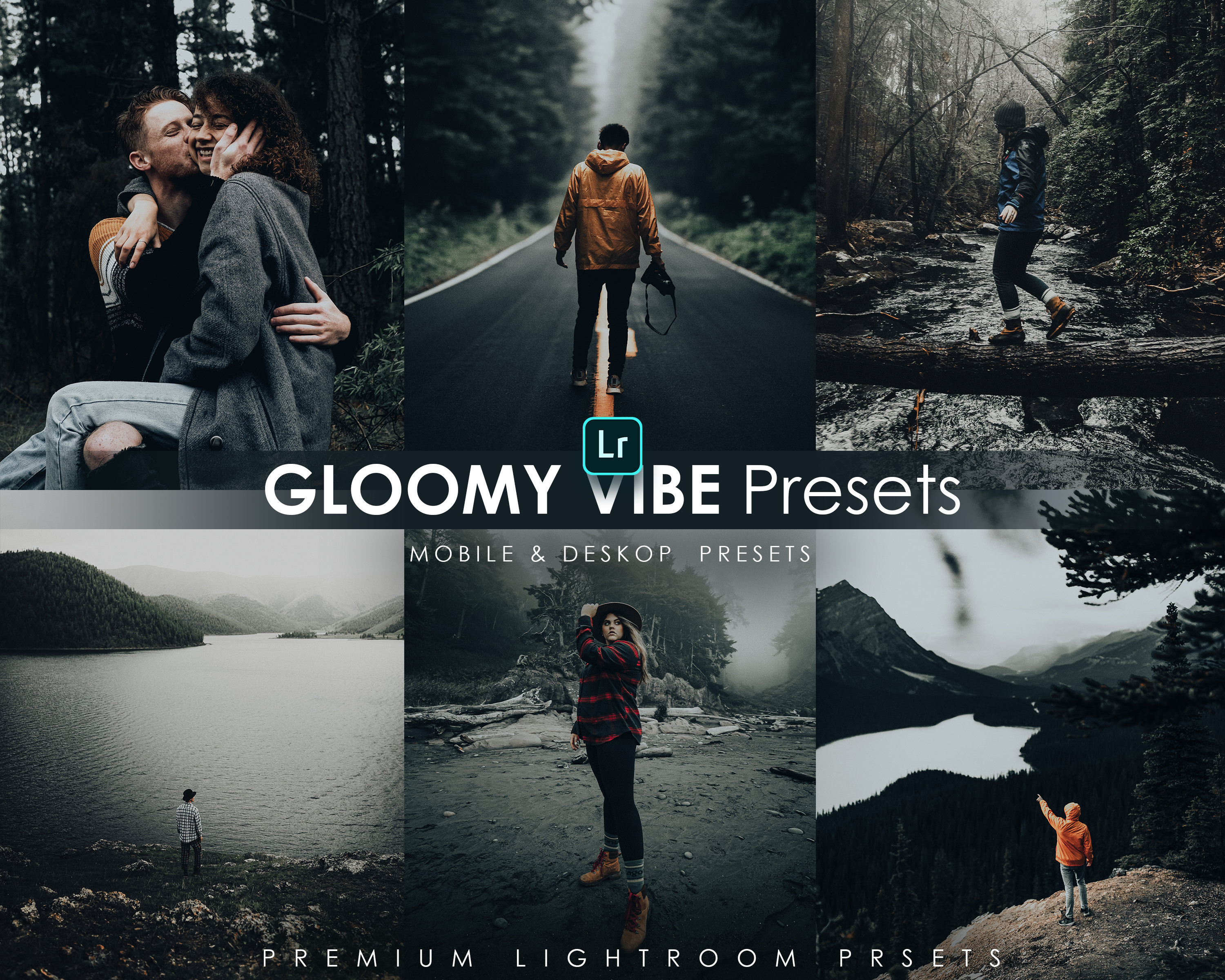 Moody Lightroom Presets: Gloomy Cinematic Film Filters (DNG & XMP)