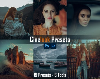 Cinematic Lightroom Presets, Mobile Desktop Filters, Film Look, Photography Editing Pack, Professional Grade