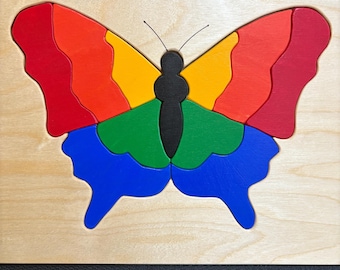 Wooden Butterfly Puzzle