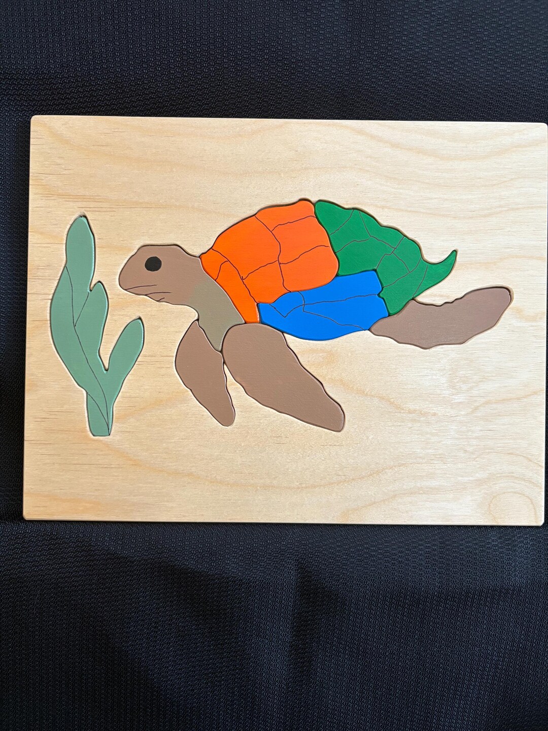 Wooden Turtle Puzzle - Etsy
