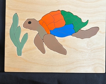 Wooden Turtle Puzzle