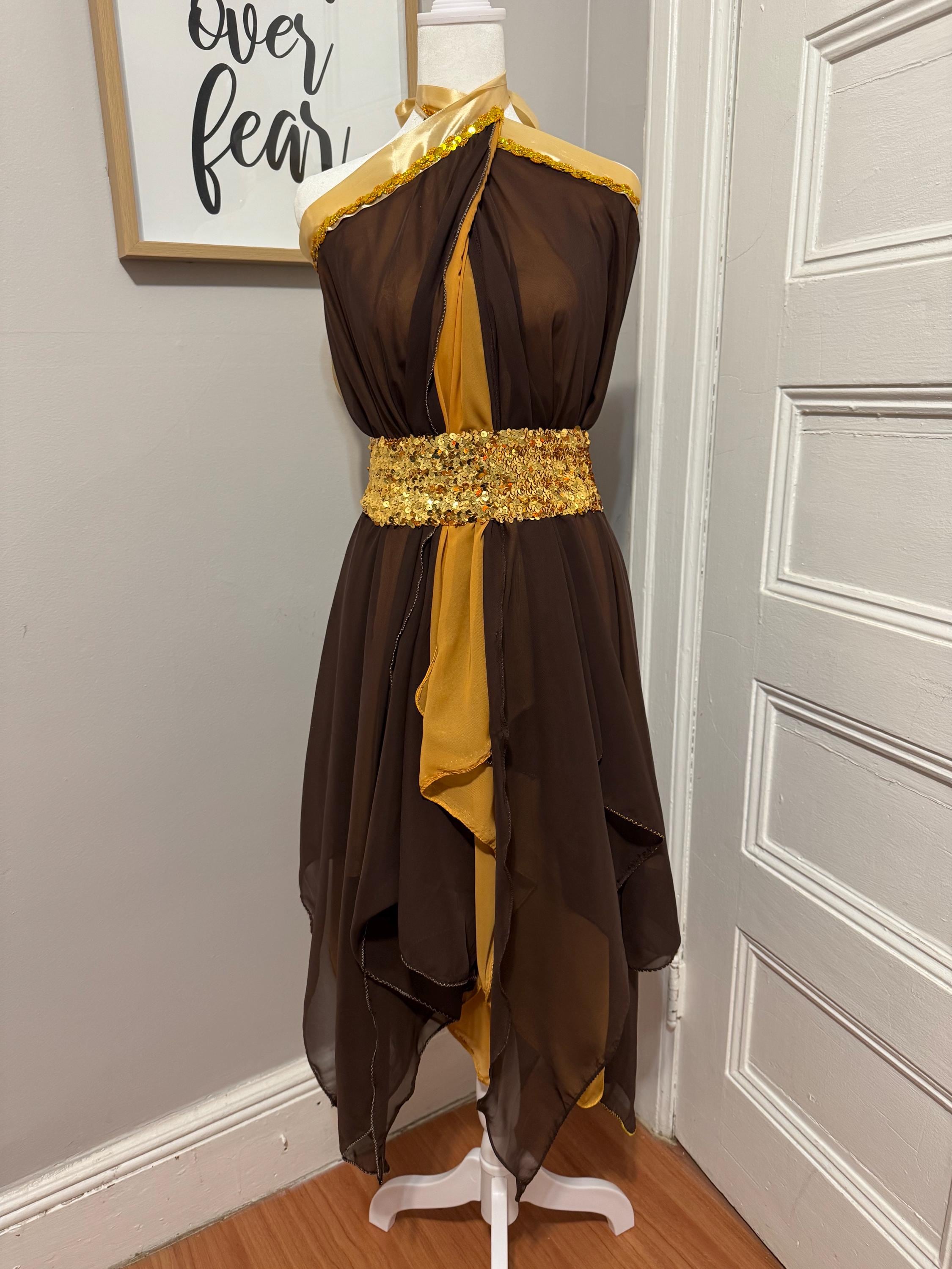 Versatile Christian worship wrap dance dress overlay/ vestido ephod de danza Cristiana