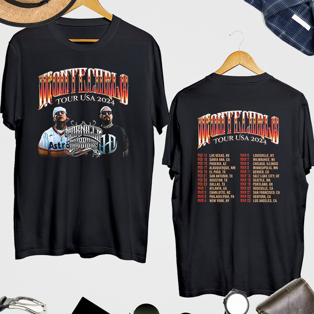Tornillo Montecarlo Tour Usa 2024 Shirt, Rapper Tornillo 2024 Concert