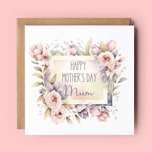 Moederdagkaart, Moederdag, kaart voor moeder, moeder, moeder, moeder, moeder, stiefmoeder, bloemenkaart, bloemen, fijne Moederdag, Moederdagcadeau