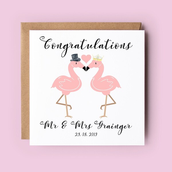 Flamingo Wedding Etsy
