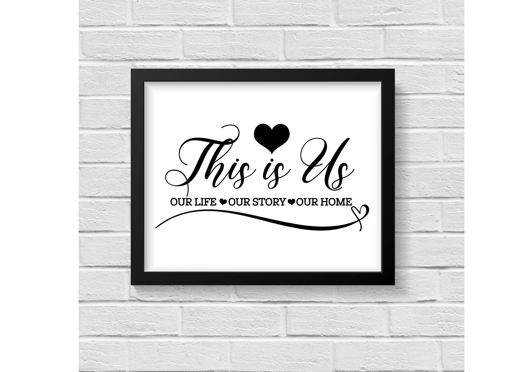 This is Us / Quote Prints / Wall Art / Family Sign / Prints / Etsy