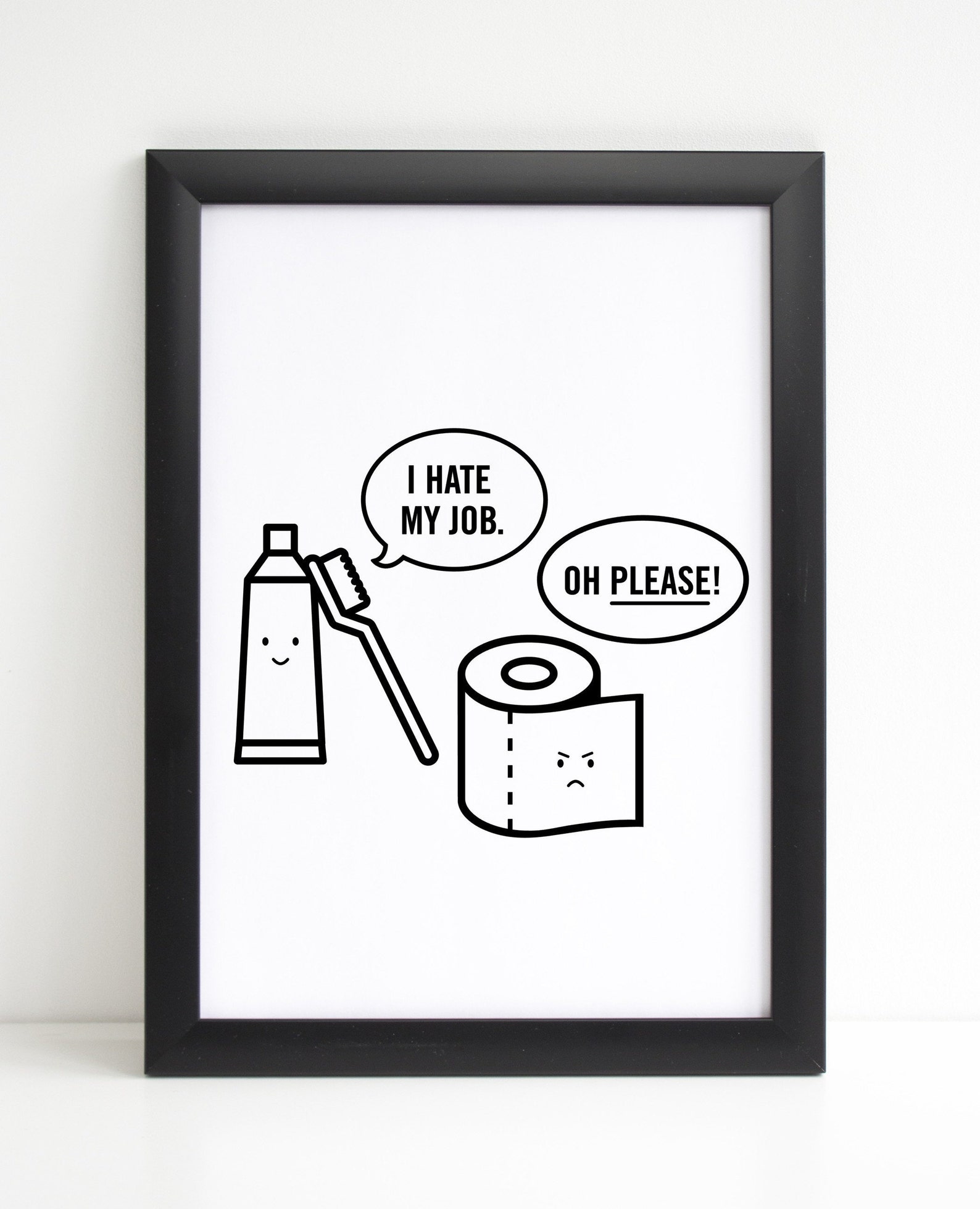 Bathroom Wall Decor / Bathroom Wall Art / Bathroom Prints /funny