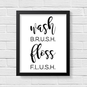 Bathroom Wall Decor / Bathroom Wall Art / Bathroom Prints / Bathroom Art / Bathroom  Signs / Prints / Wall Art / Bathroom Decor /Toilet Sign
