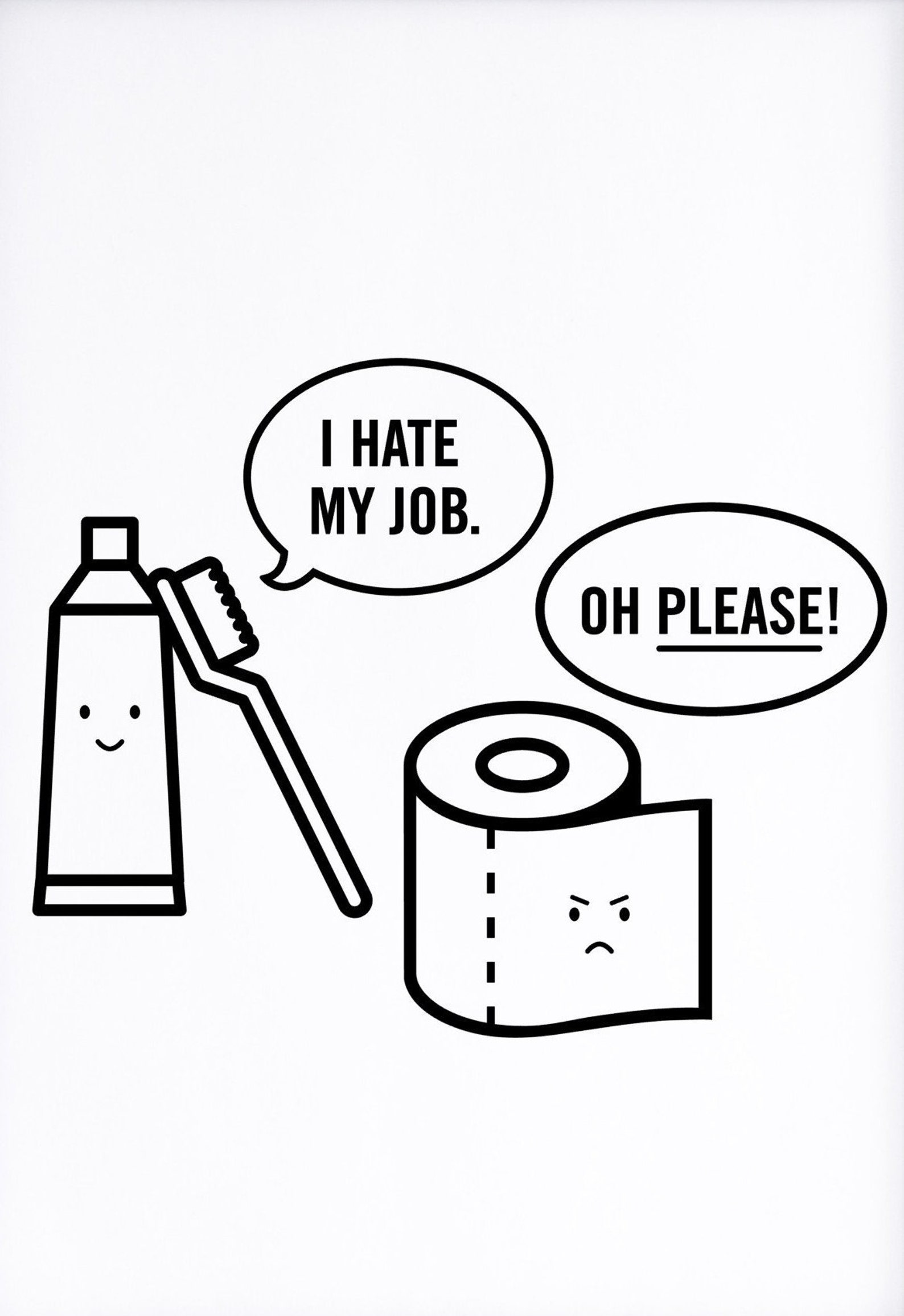 Bathroom Wall Decor / Bathroom Wall Art / Bathroom Prints /funny