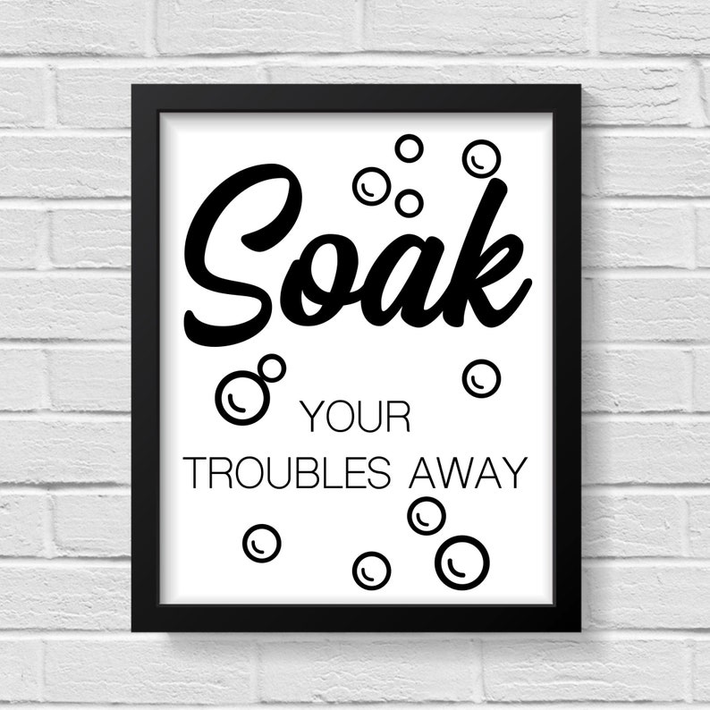 Bathroom Decor / Bathroom Wall Decor / Bathroom Wall Art / Etsy