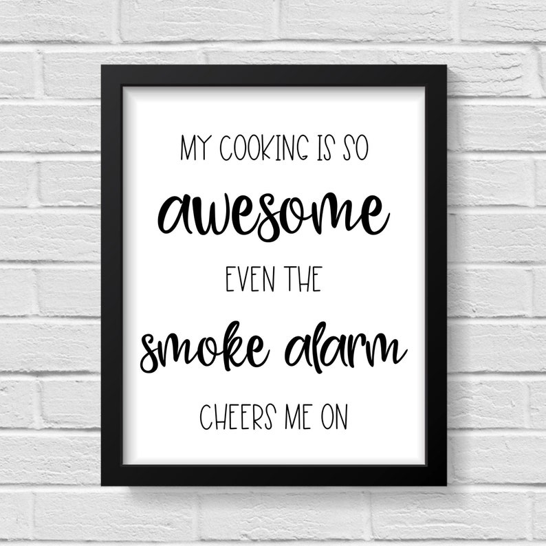 Kitchen Prints / Funny Wall Art / Funny Print / Kitchen Decor Etsy