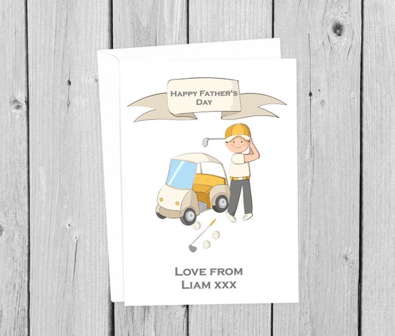 personalised father's day card