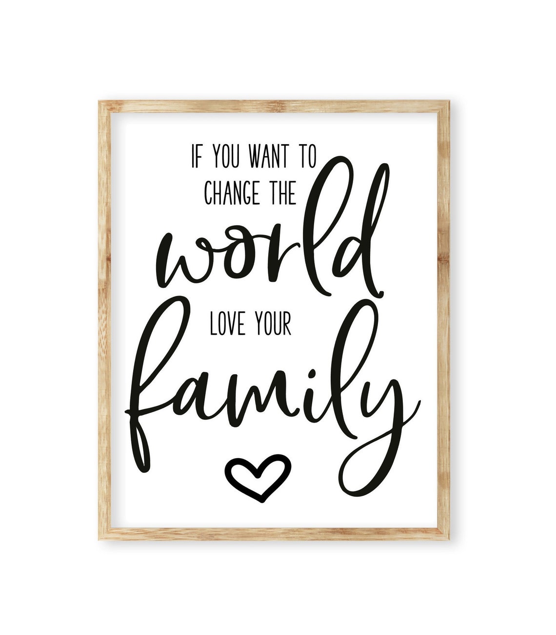 Quote Print / Family Print / Family Sign / Family Wall Art / | Etsy