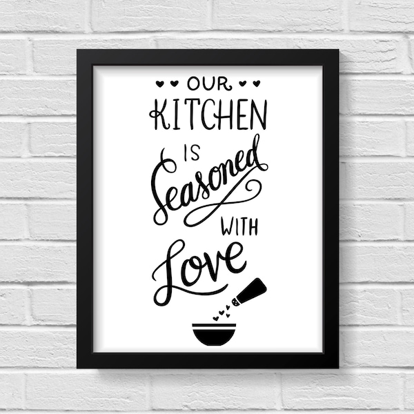 Kitchen Wall Quotes Etsy