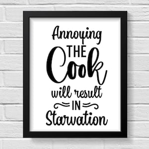 Kitchen Wall Decor / Kitchen Wall Art / Kitchen Print / Kitchen Signs / Kitchen Poster / Kitchen Decor / Funny Wall Art / Wall Quotes