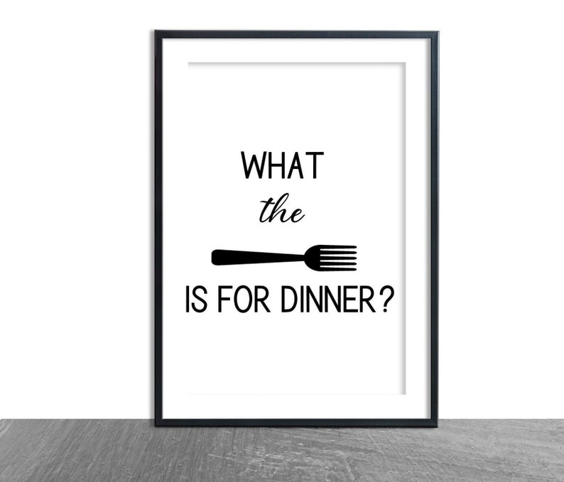 Kitchen Wall Decor / Kitchen Wall Art / Kitchen Prints / Funny Etsy UK