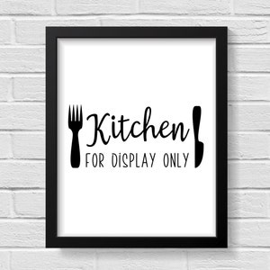 Kitchen Wall Decor / Kitchen Wall Art / Kitchen Print / Kitchen Signs / Kitchen Poster / Kitchen Decor / Funny Wall Art / Wall Quotes