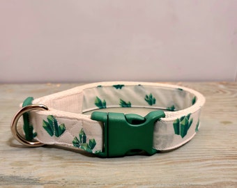 Green or Blue Crystals Dog Collar - LAST CHANCE!