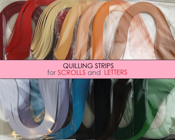 Purples Quilling Paper 10mm 100 strips