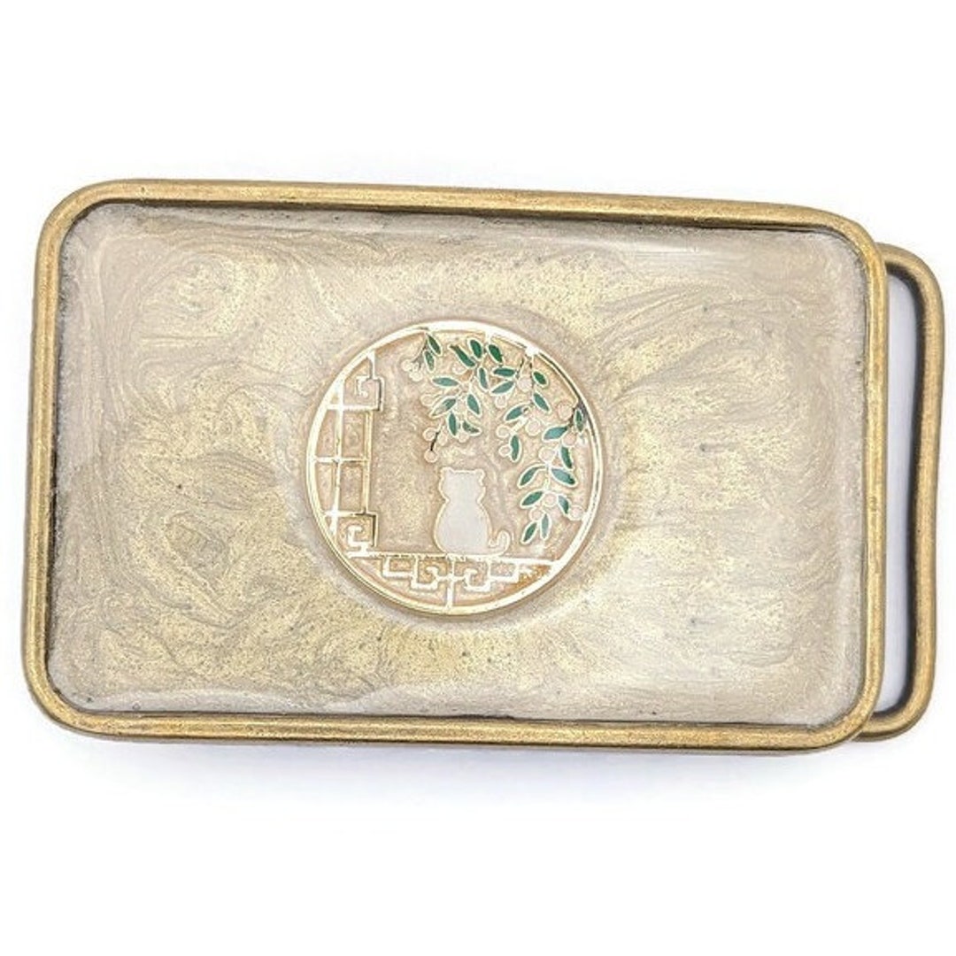 Cat Belt Buckle Swappable Buckle Kitty Belt Kitten Resin Etsy