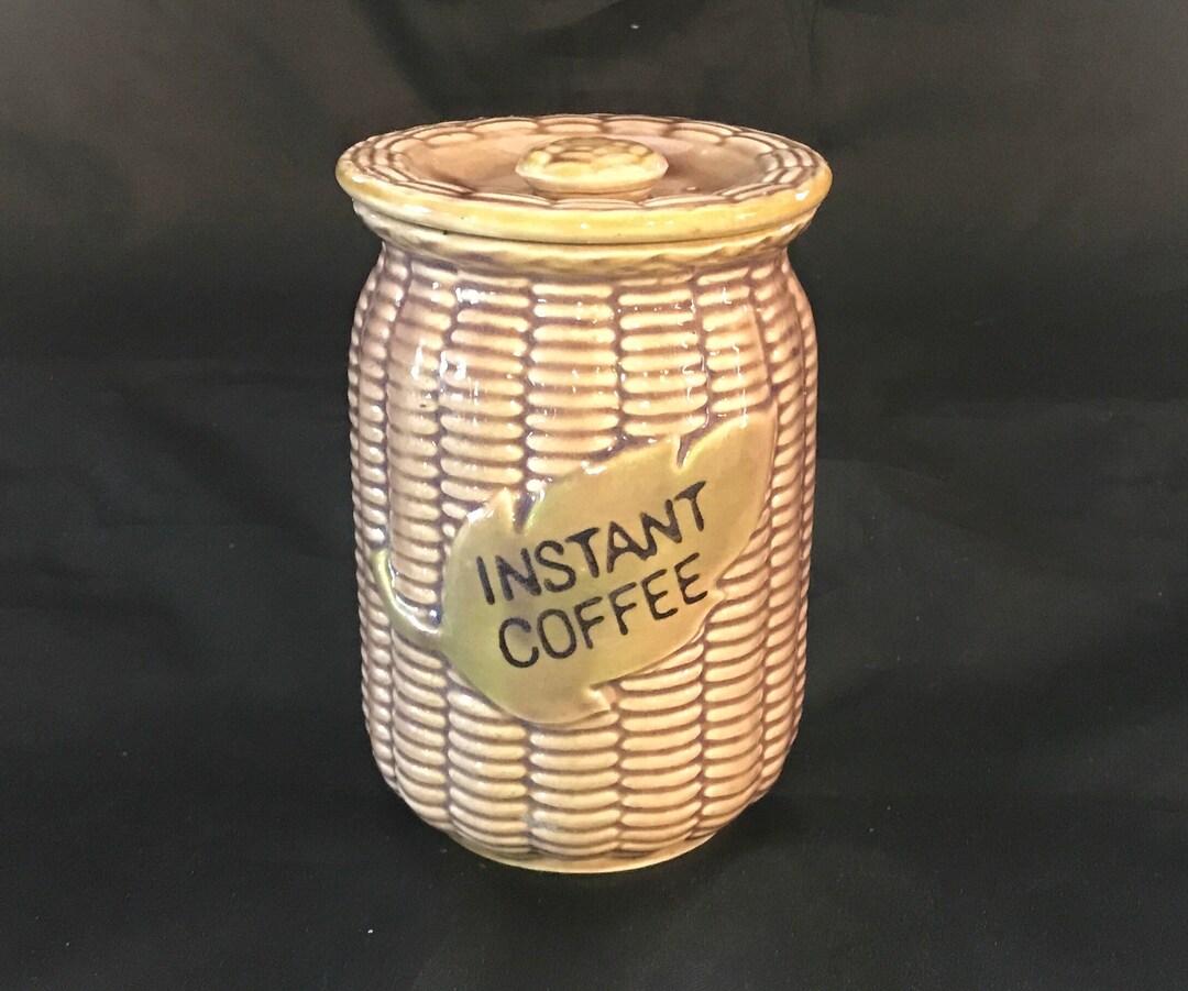 Tilso instant Coffee Canister or Lidded Jar Tilso Etsy
