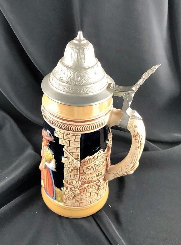 Beer Stein Original King 300 West Germany 9.5 Ceramic & Etsy