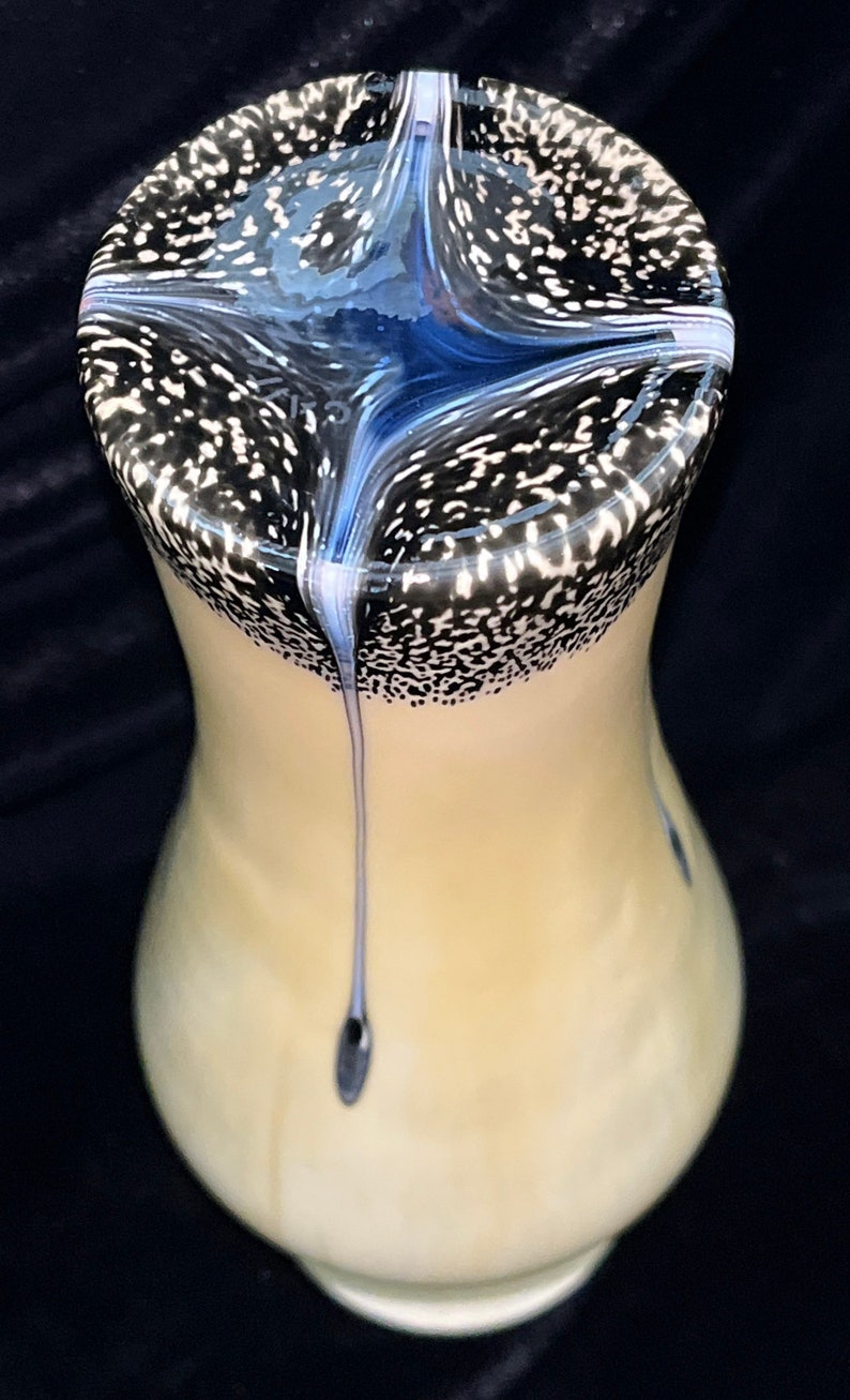 Ebony Collection Art Glass Vase by Caithness in Ireland Etsy