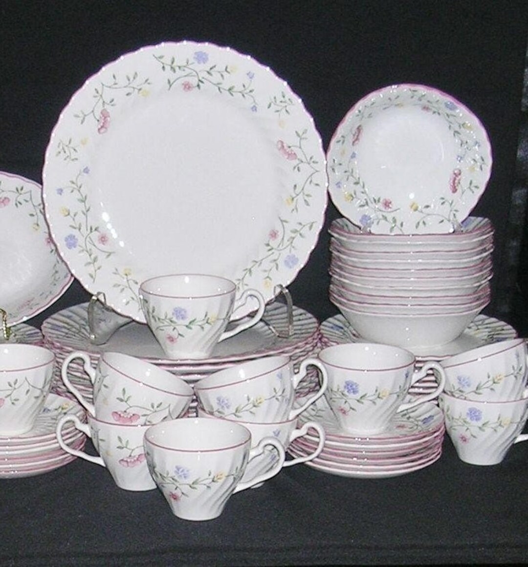 Summer Chintz Dishes by Johnson Brothers Made in England Square Bowls