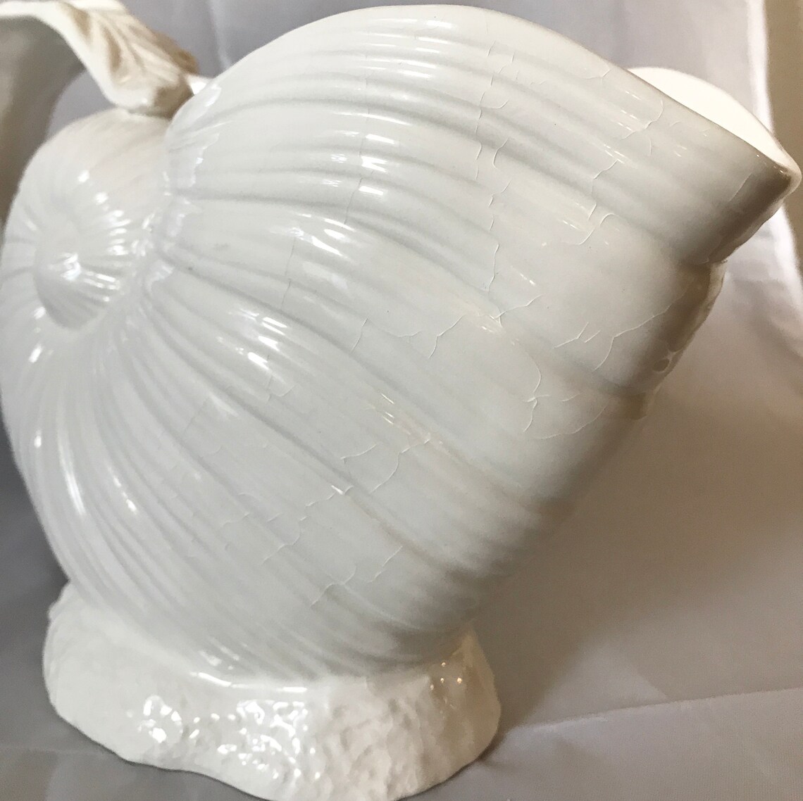 Pitcher from Baum Bros Seashell Collection Majolica Style Etsy
