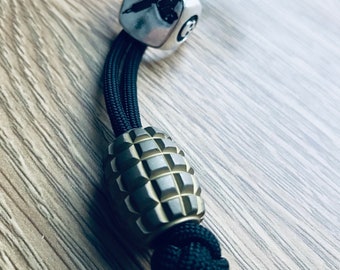Sold Out - Place Your Order 3-6 Week Delay Gigantic Titanium Bronze Lanyard Bead *Limited*