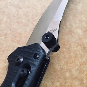 Benchmade Knives BIG JUMBO Thumb Stud Benchmade Models Listed Benchmade Knife Upgrades Custom Benchmade Hardware • 1x Thumb Stud - BLACK