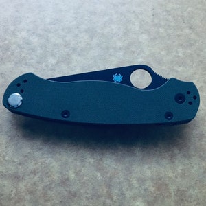 Fits Spyderco Paramilitary 2 + Para 3 Nickel Landyard Hole Stud / 1x Stud Only (No Knife)
