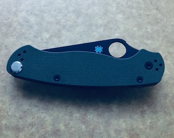 Fits Spyderco Paramilitary 2 + Para 3 Nickel Landyard Hole Stud / 1x Stud Only (No Knife)