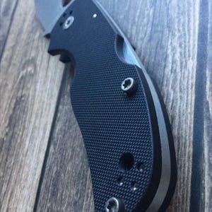 Fits Spyderco Native 5 G-10 • SH TITANIUM TORX Scale Screws • 4x Scale Screws Spyderco Knife Upgrades Custom Spyderco Knives Spyderco Screws