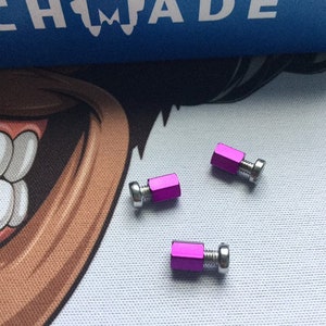 PURPLE HEXO Thumb Stud For Benchmade 533 941 535 551 550 555 556 980 Replacement Benchmade Thumb Stud Benchmade Knife Models 1x Thumb Stud
