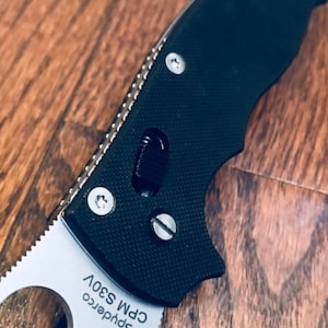 Fits Spyderco Paramilitary 2 + Manix 2 + Para 3 TITANIUM Slotted Head Pivot Screws 2x Pivot Screws Spyderco Knives Custom Spyderco Hardware
