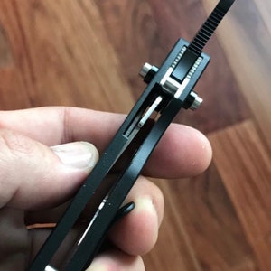 Spyderco Manix 2 • Titanium Military Ribs • 2x Scale Insert Screws - Black