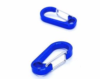 Titanium Push Back Connector • 1.25” • Anodized Blue