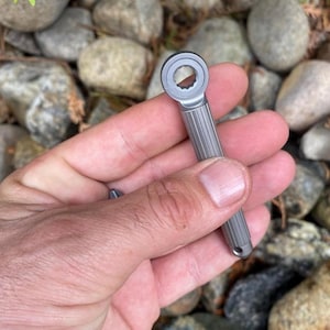 TITANIUM Manual Bit Driver Tool + Breaker Tip Keychain Carry Magnetic Screwdriver Tool CUSTOM Pocket Carry Gear Titanium Tool Gift For Him
