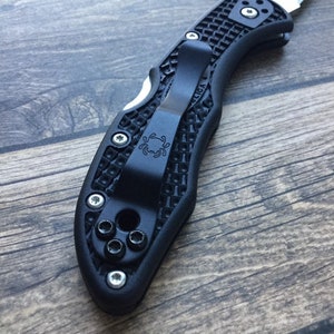 Spyderco Endura FRN PM3 + More • BLACK TORX 8 Pocket Clip Screws - 3x Pocket Clip Screws Per Order Fits Many Spyderco Models Spyderco Knives